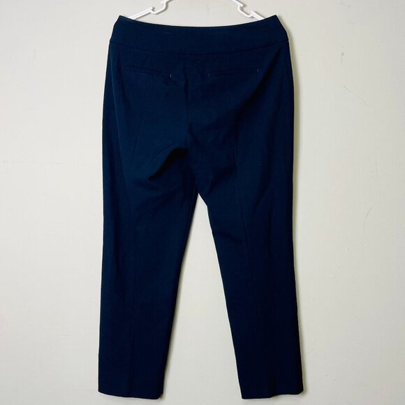 Talbots Dress Pants‎ Women 4 Black Career Trouser Straight Leg Office Wear - Picture 2 of 11